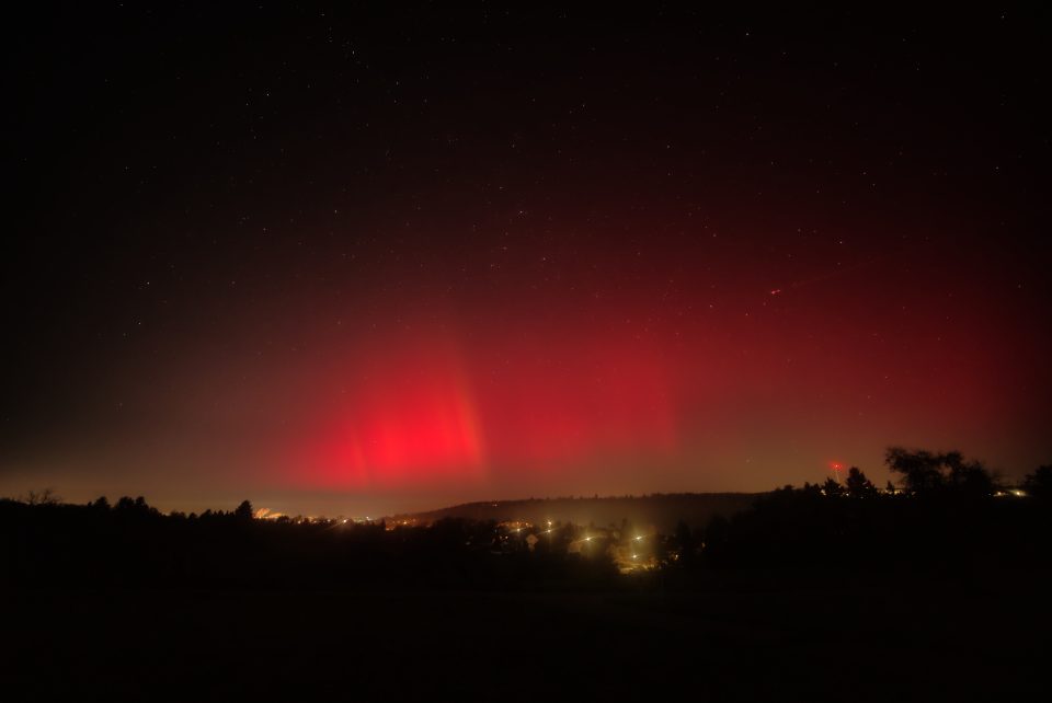 Polarlicht bei 49°N
