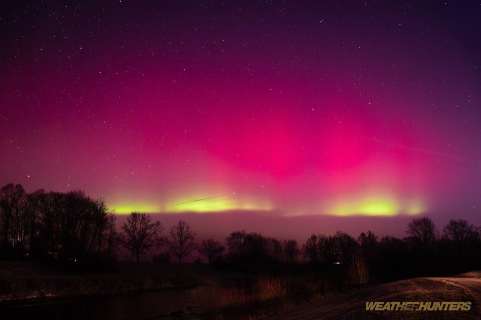 Polarlichter in Oberbayern