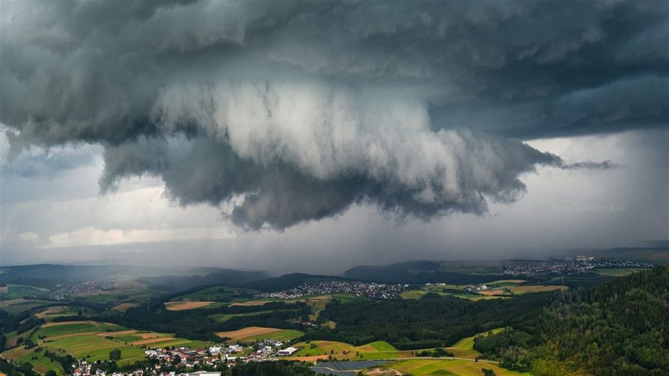 Superzelle an der Schwäbischen Alb, 29. Juli 2021