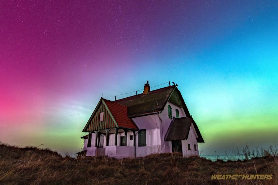 Dune Aurora über dem Graswarder