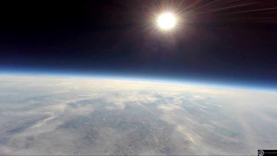 NRW aus der Stratosphäre