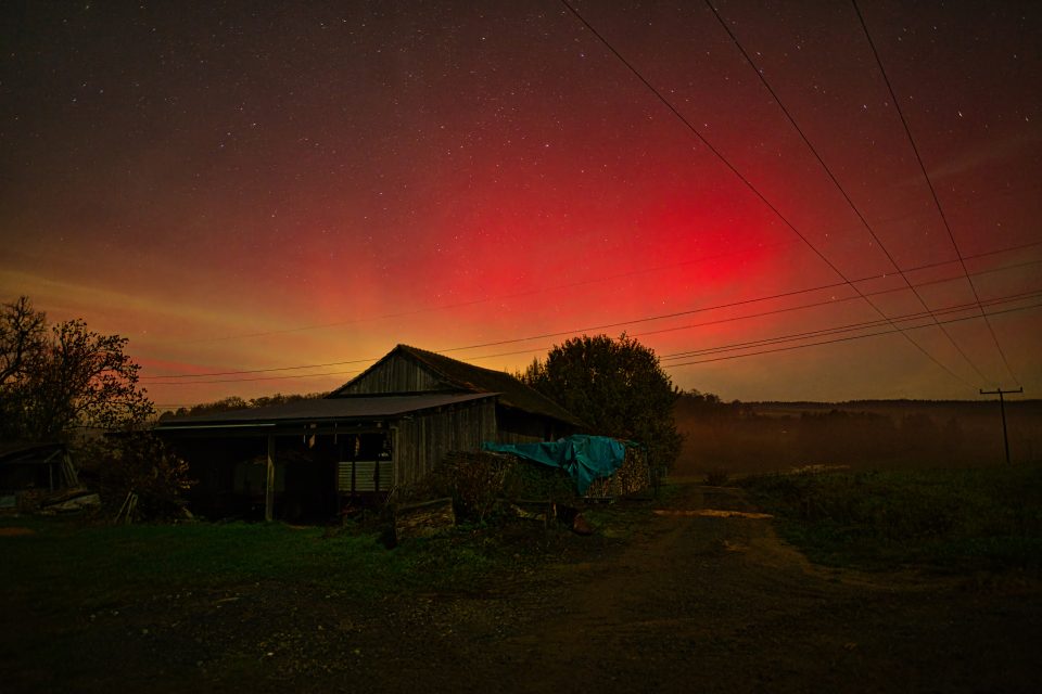 Polarlicht in Süddeutschland