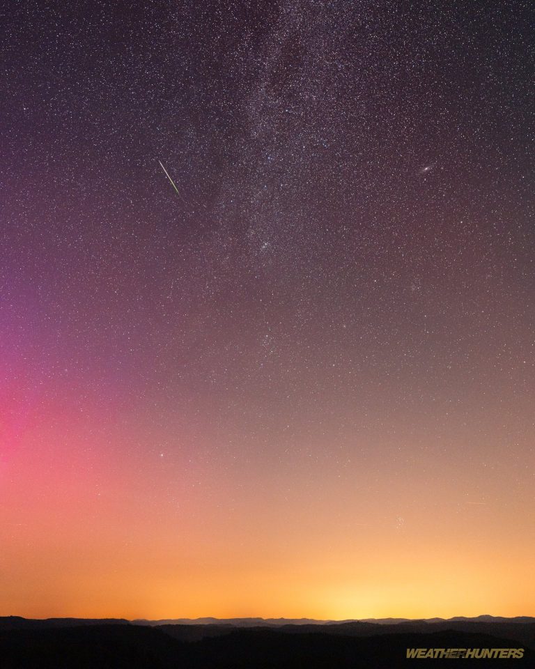 Perseiden und Polarlichter