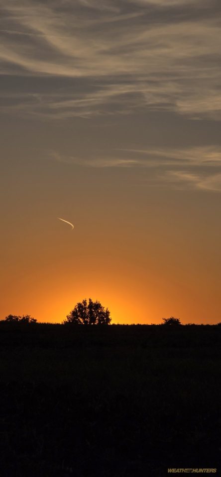 Abenddämmerung nach der Sonnenfinsternis