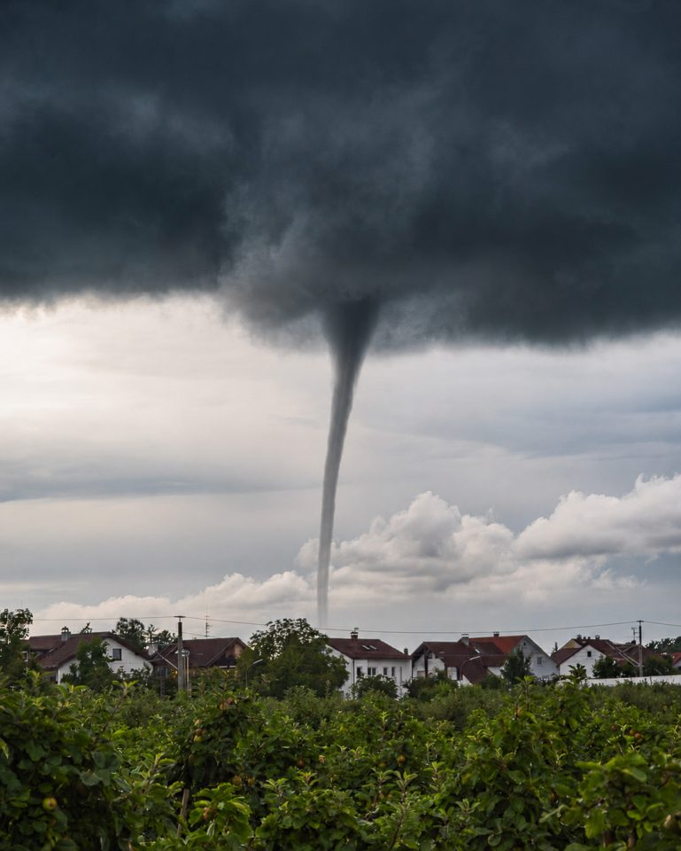Wasserhose vor Langenargen, 1. August 2021