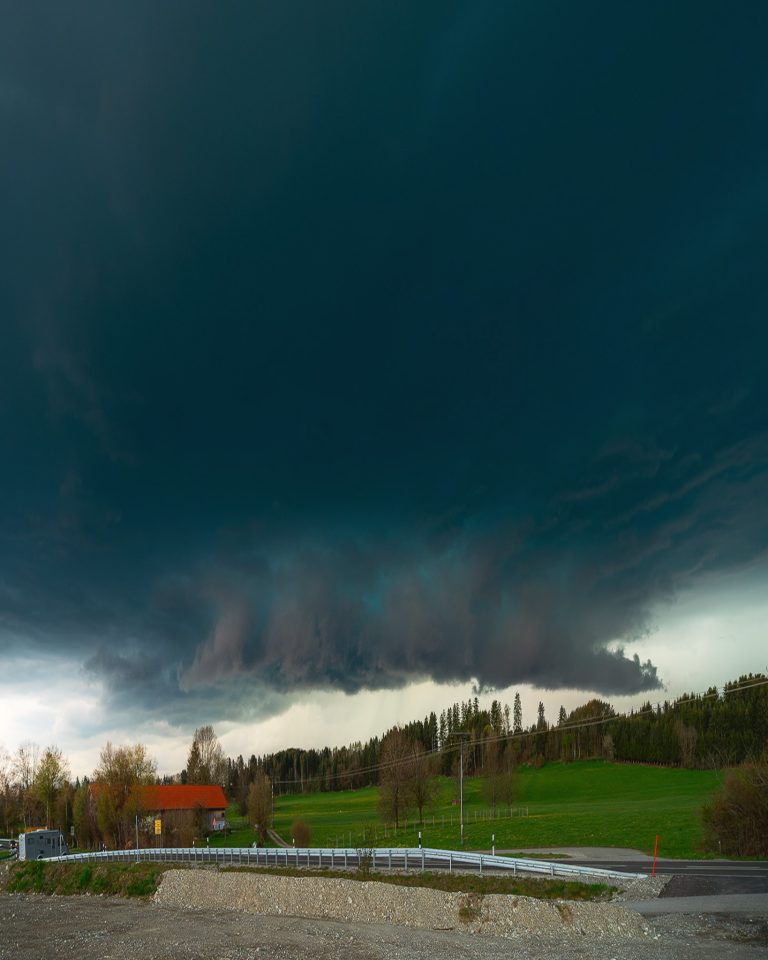 Lechtaler Superzelle bei Schongau, 30. April 2021