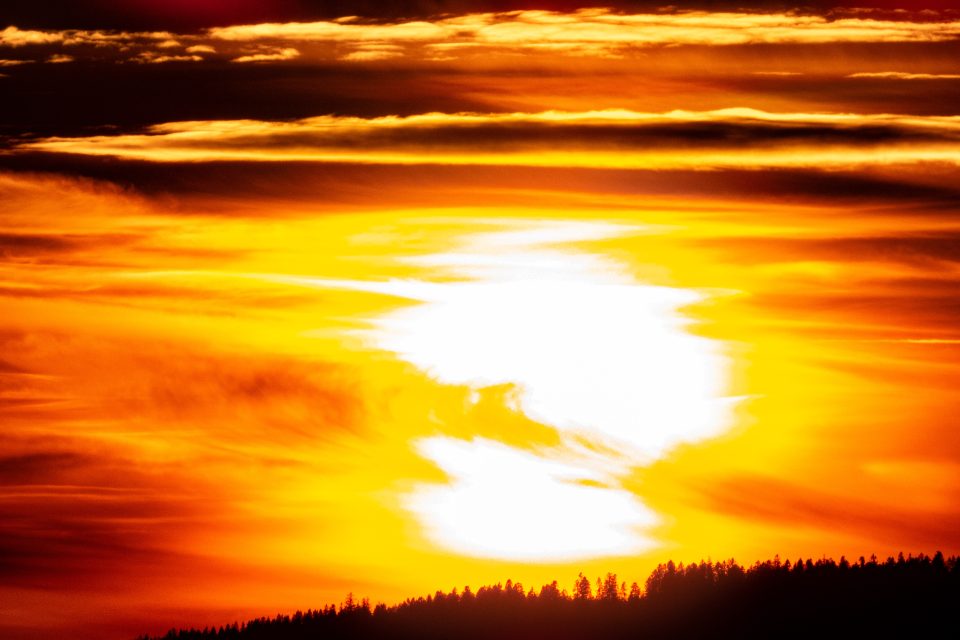 Sonnenuntergang Rohrbach/Berg