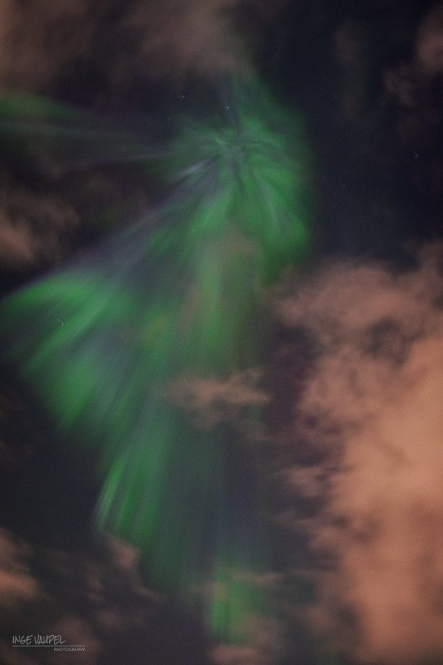 Polarlicht vom Schiff aus