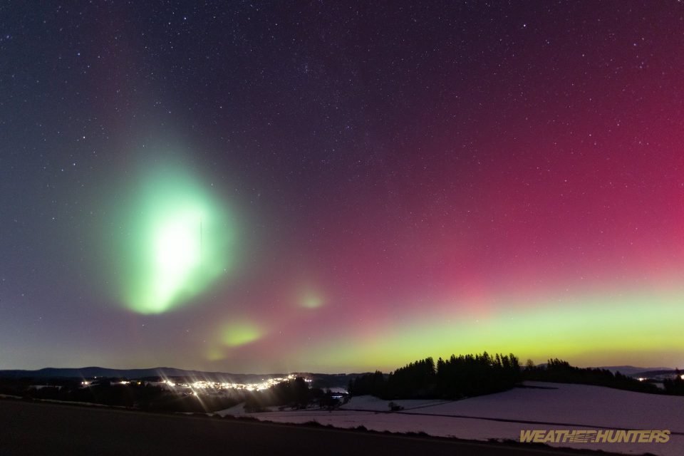 Pulsierendes Polarlicht