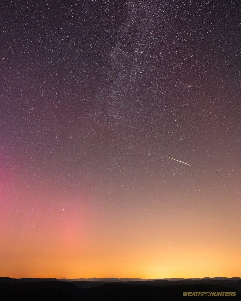 Perseiden und Polarlichter