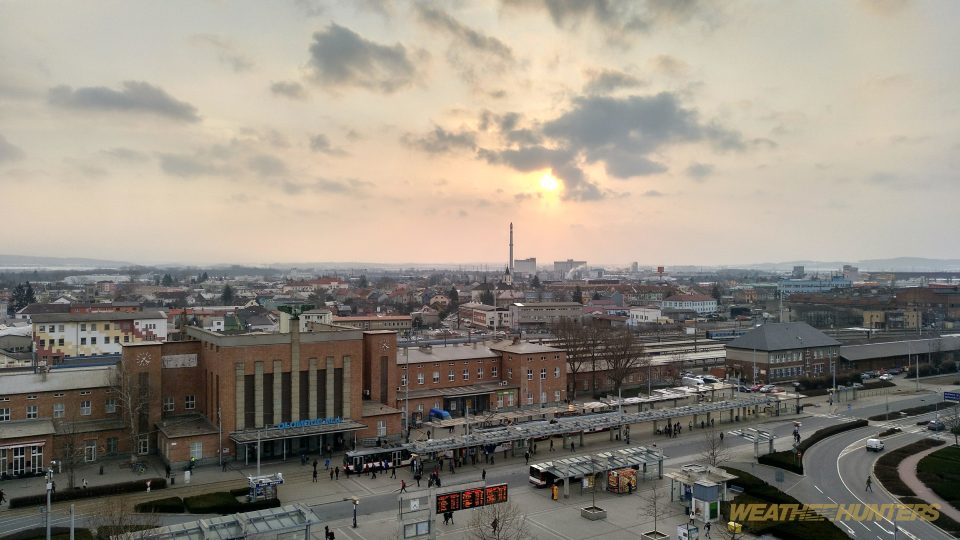 Sunrise over Olomouc