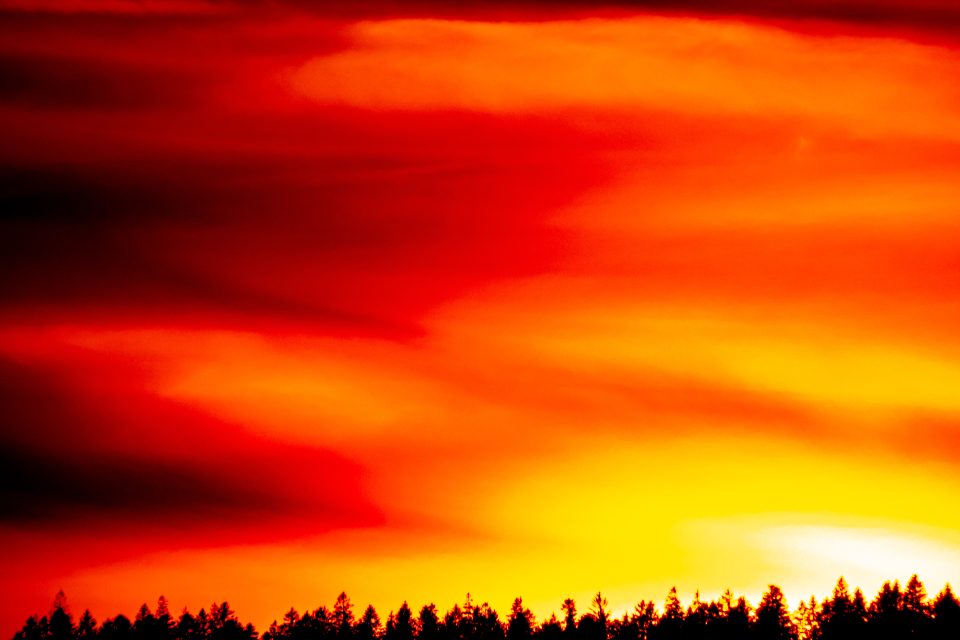 Sonnenuntergang Rohrbach/Berg