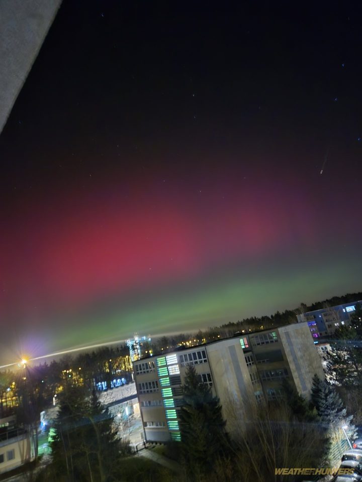 Polarlichter in Brandenburg am 19.Januar 2026