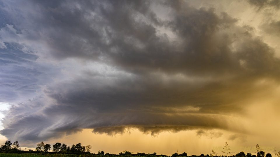 Superzelle im Abendlicht!