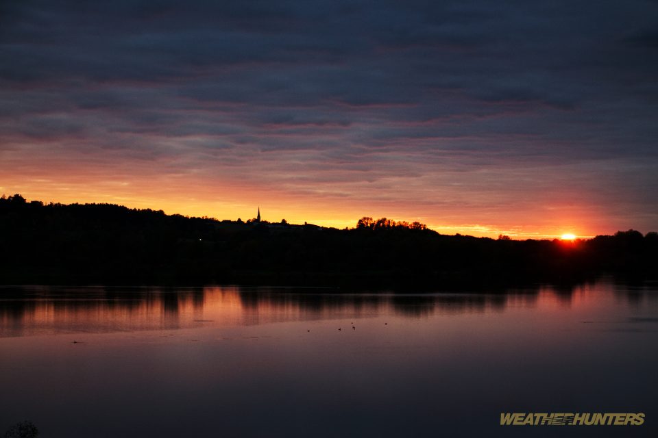 Sonnenuntergang am Rottauensee