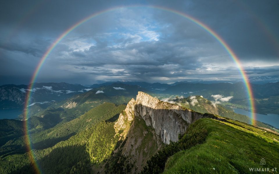 Regenbogen auf dem Schafberg