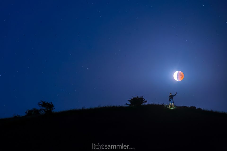 Mondfinsternis in Groß-Zicker/Rügen