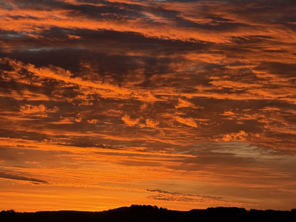 Morgenröte vor Sonnenaufgang