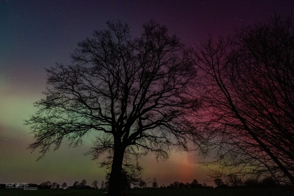 Polarlicht bei Hamburg