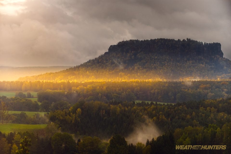 a strip of morning light