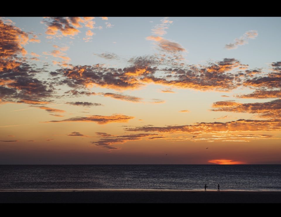 Altocumulus über der Nordsee