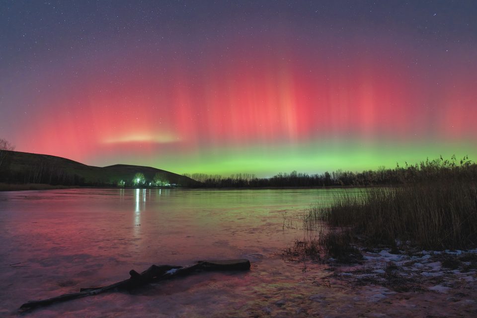 Polarlicht über Arkenberge