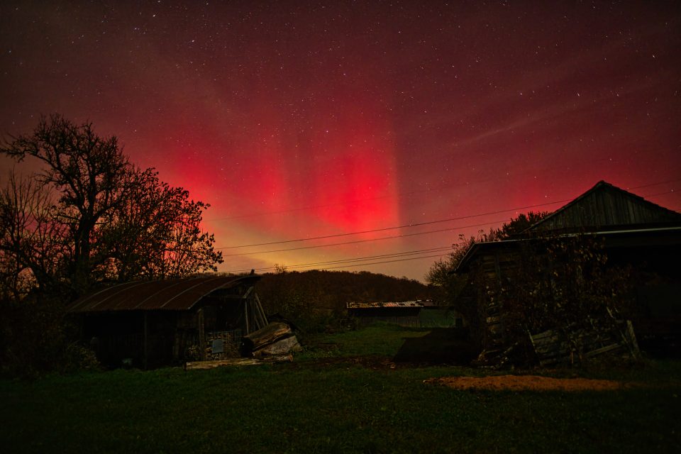 Polarlicht in Süddeutschland