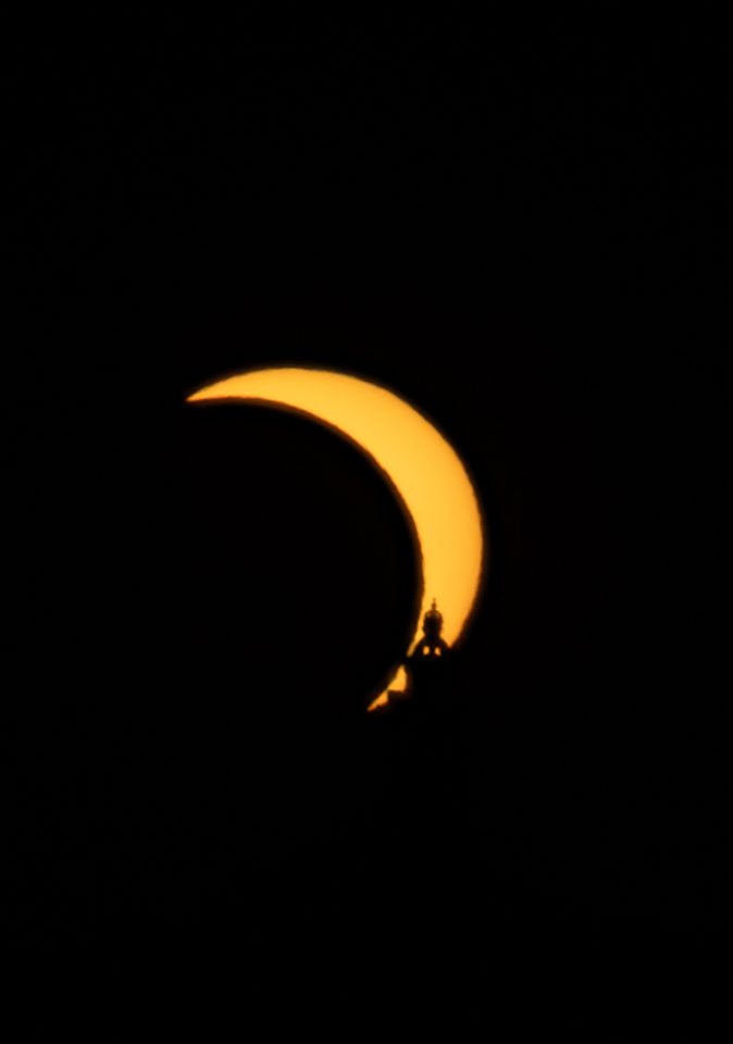 Sonnenfinsternis am Kyffhäuser