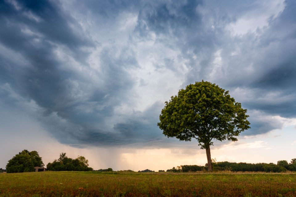 Sommergewitter auf der Schwäbische Alb