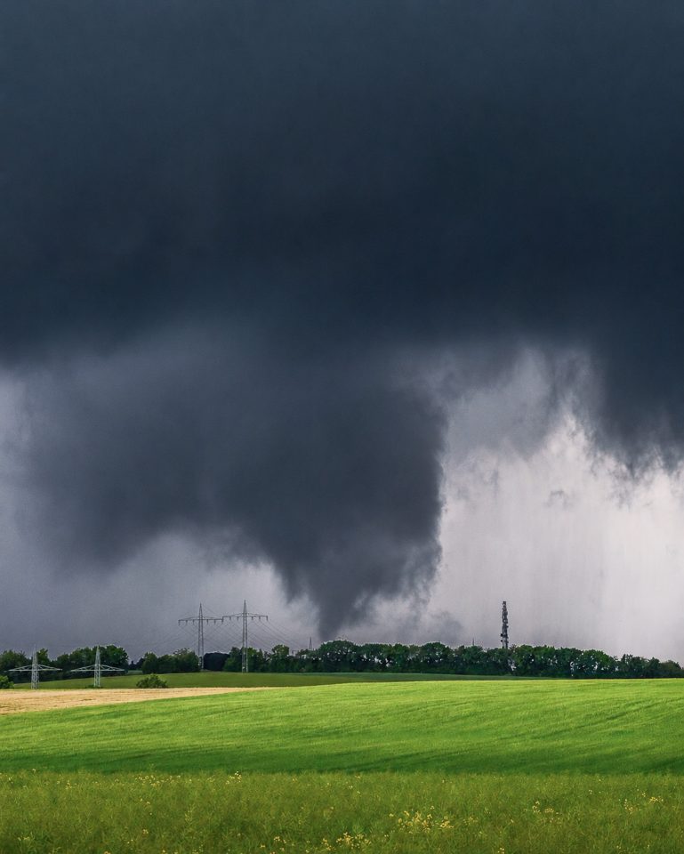Plausibler Tornado bei Oerlenbach, 28. Mai 2025