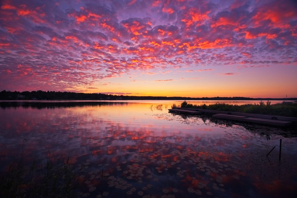 flaming sky