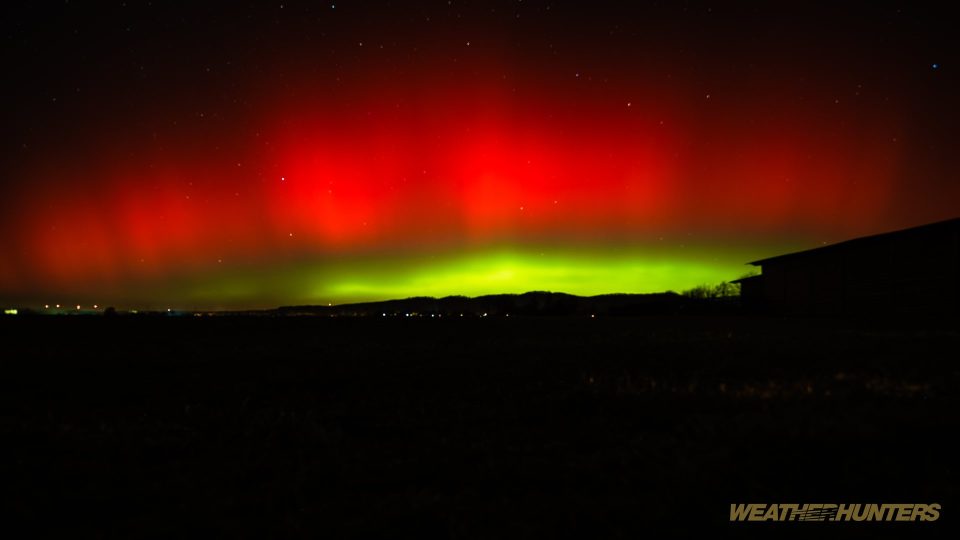 Polarlichter in Norddeutschland