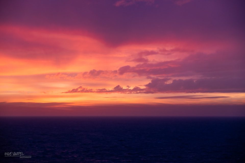 Sonnenuntergang über der Nordsee