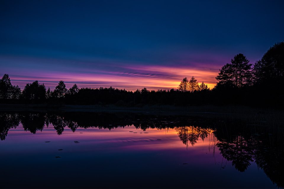 Sonnenuntergang in Labanoras