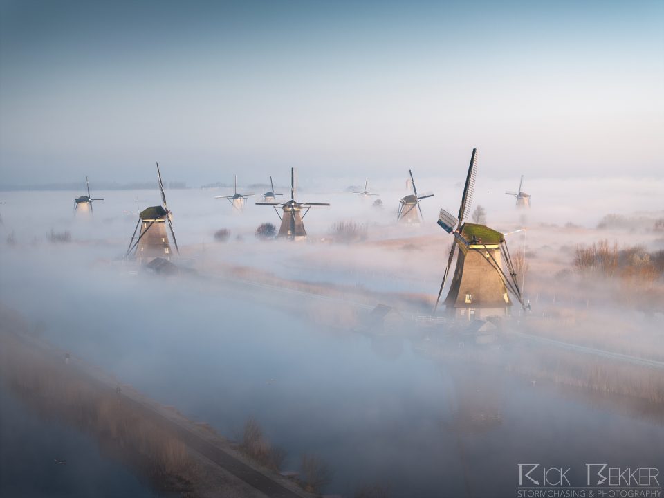 Kinderdijk Fog #2