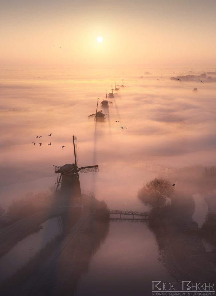 Kinderdijk Fog #4