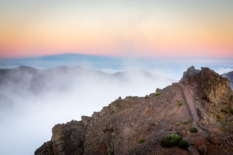 Schatten der Insel La Palma