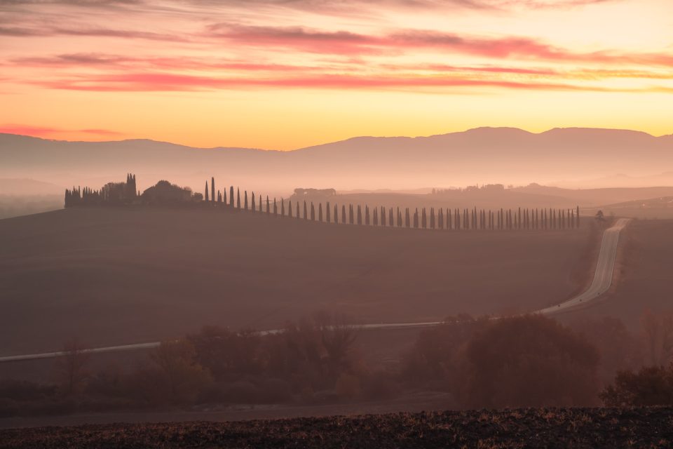 Morgenstimmung in der Toscana