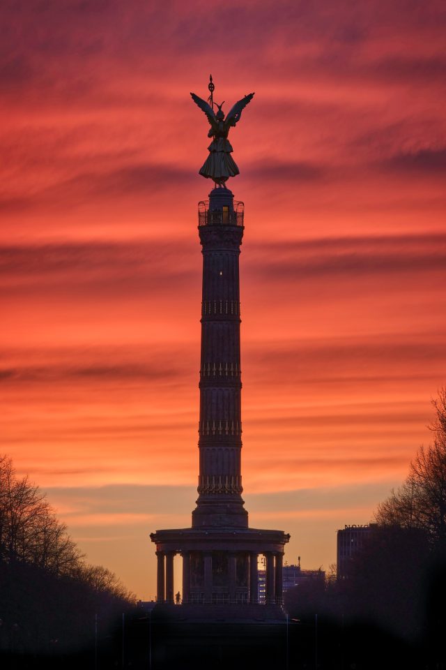 Abendrot über der Siegessäule