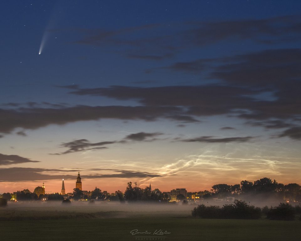 Neowise, Noctilucent Clouds, Fog