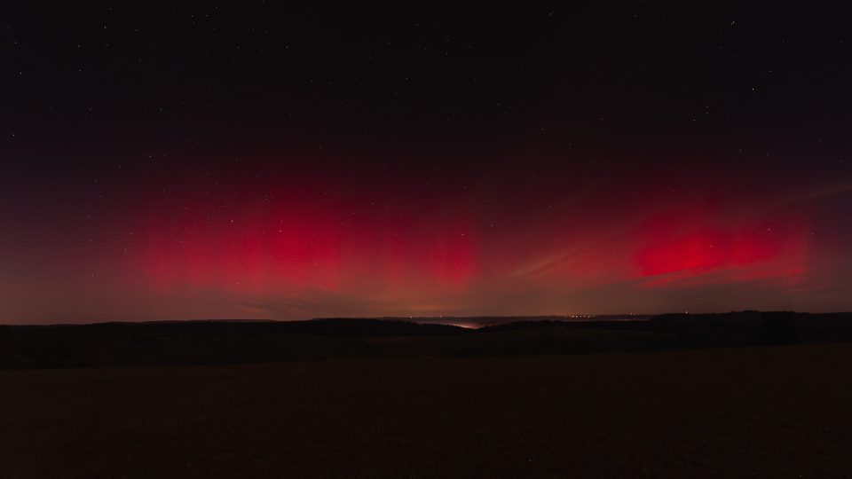Polarlicht über der Alb, 12. November 2025