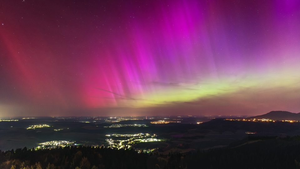 Polarlicht über Rottweil, 11. Mai 2024