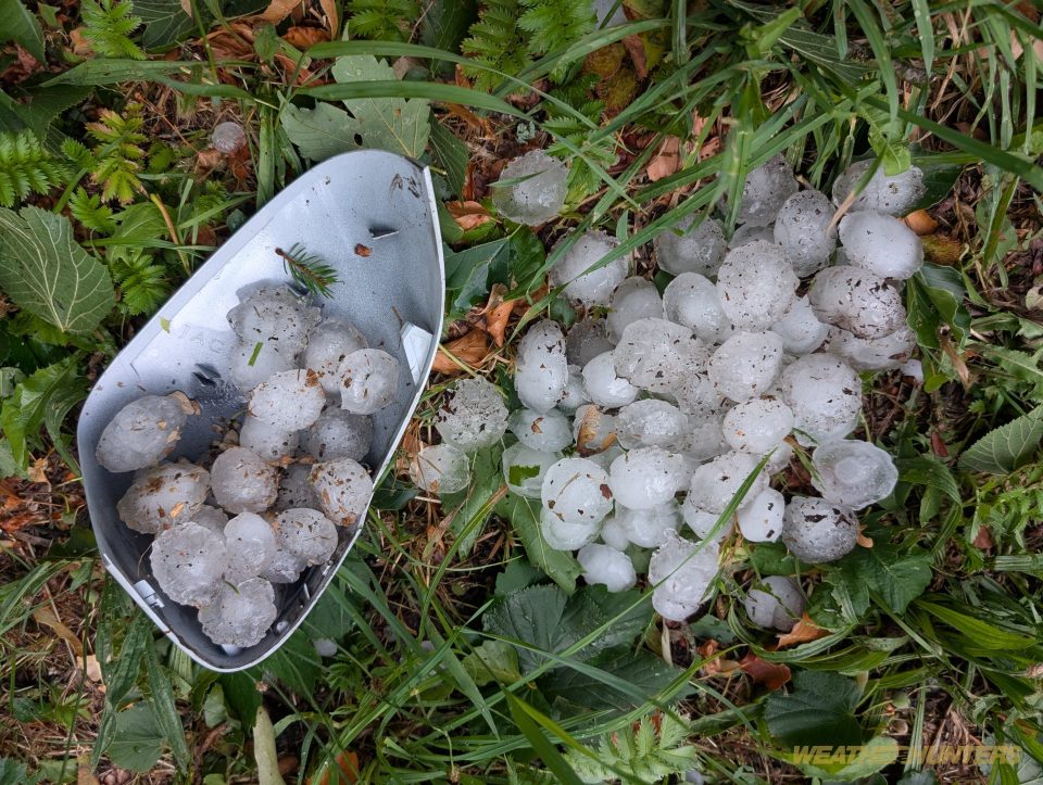 Hagel ( 4 - 5 cm )