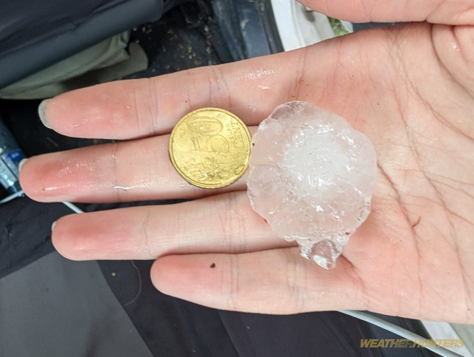 Hagel ( ca 4,7cm. )