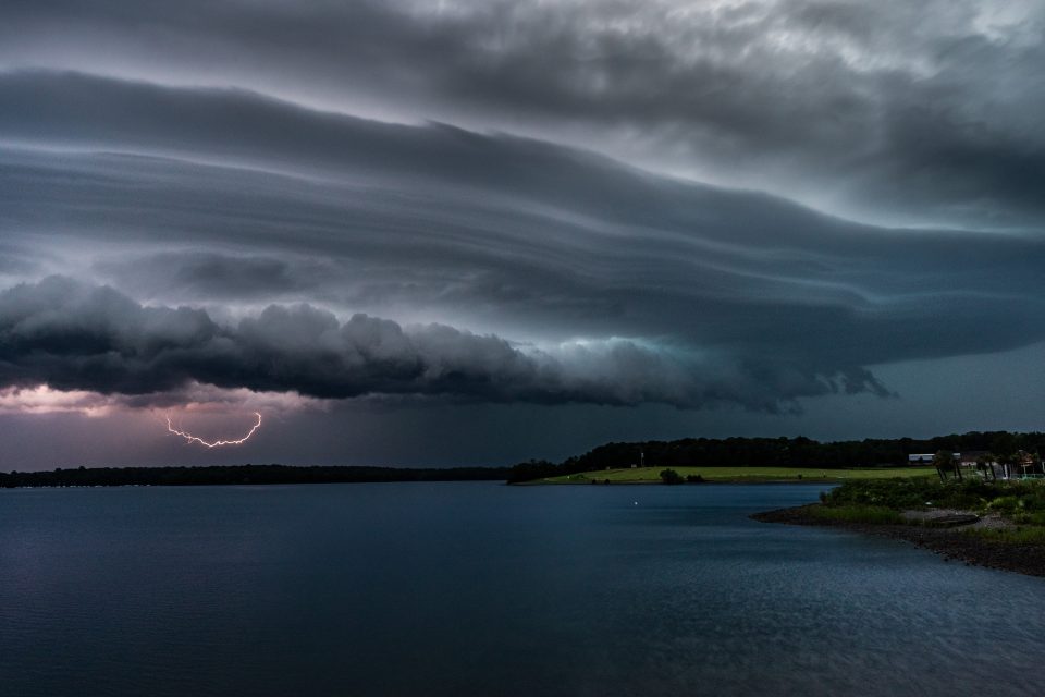 Unwetter überm See