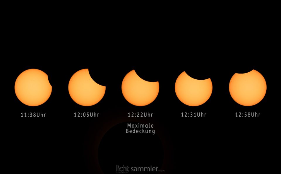 Partielle Sonnenfinsternis Standort Rügen