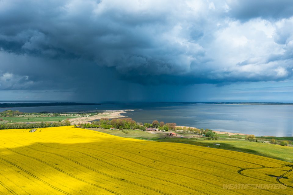 Gewitter über dem Barther Bodden