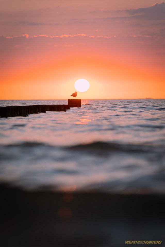 Sonnenuntergang in Ahrenshoop