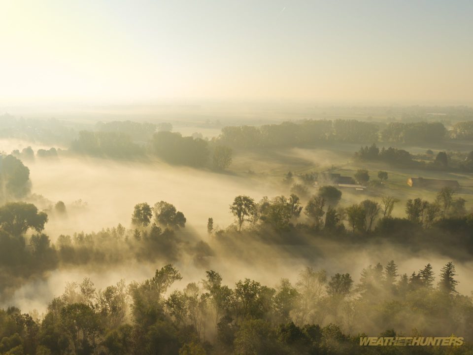 Nebel rund um die Wertach