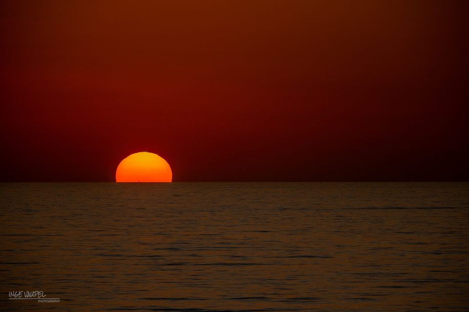 Sonnenuntergang auf dem Meer